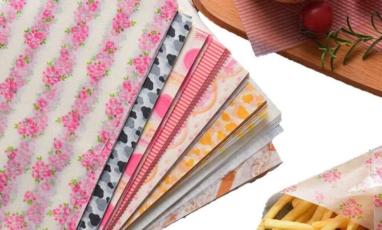 paper food wrap sheets